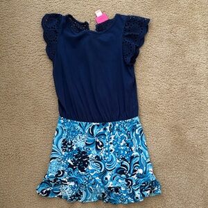 Navy and Blue Kids Dress